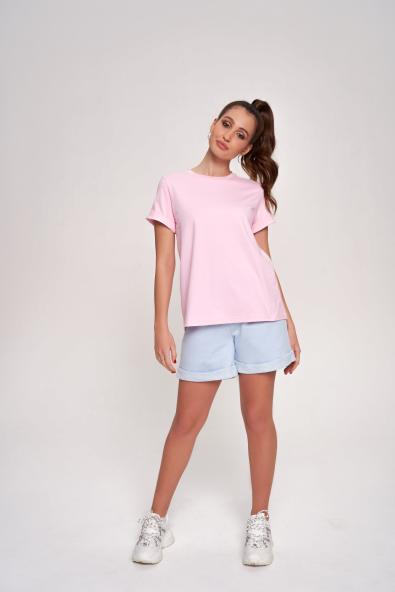 Футболка Pink с U вырезом MG-SS21-0309