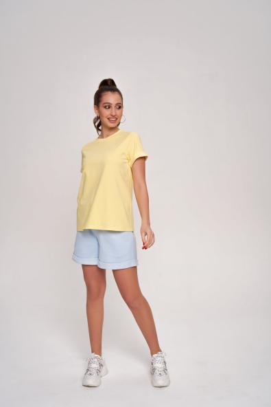 Футболка Yellow с U вырезом MG-SS21-0307