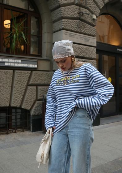 Лонгслив в полоску MG-SS25-0944