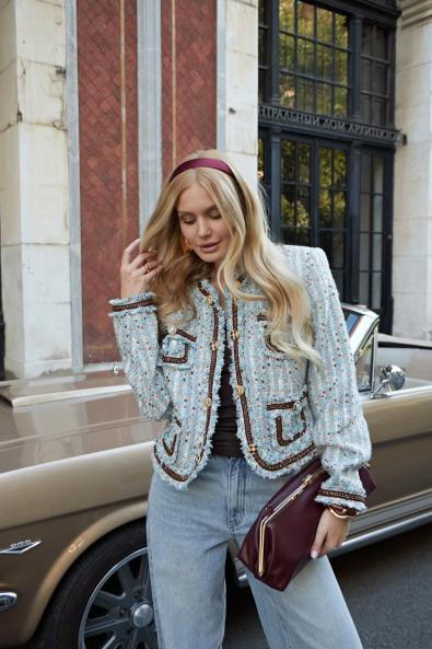 Жакет твид MG-SS25-0856