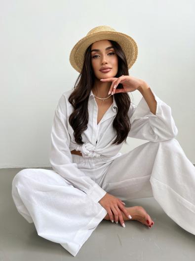 Рубашка льняная MG-SS23-0569