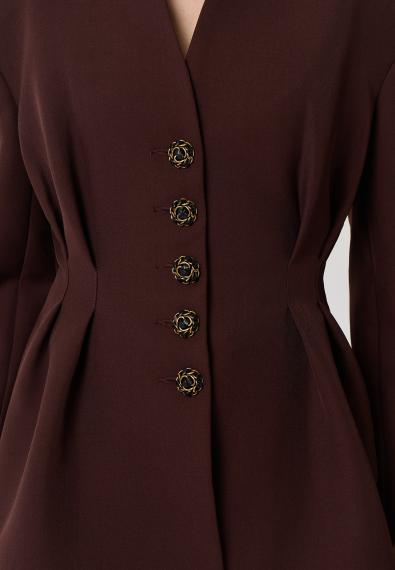 Жакет с баской MG-FW26-0963