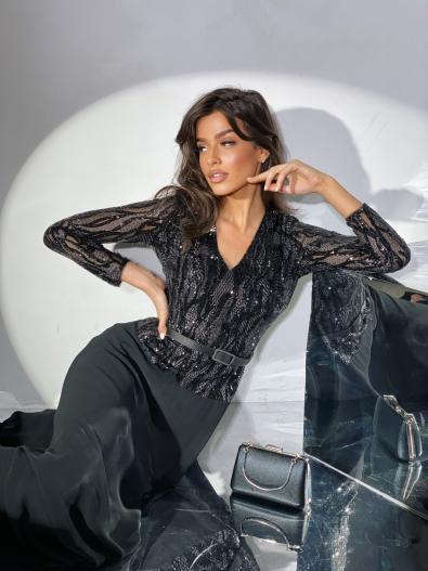 Платье длинное MG-FW20-BK0178