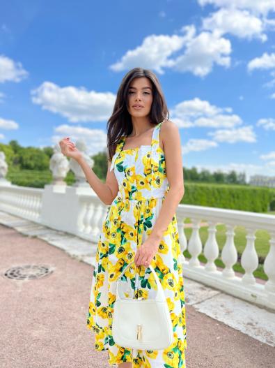 Платье средней длины Анемоны MG-SS22-0425