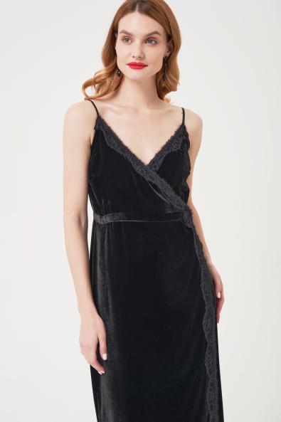 Платье длинное на бретельках ED-SS19-0114