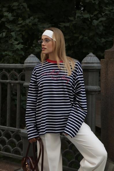 Лонгслив в полоску MG-SS25-0945