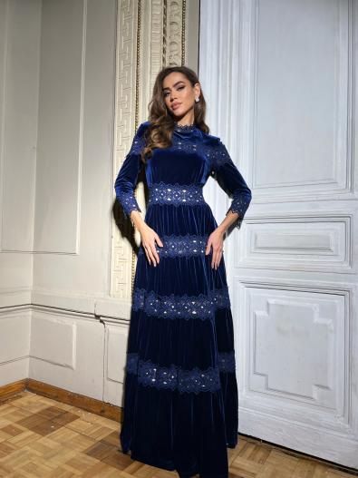 Платье длинное ED-SS19-BL0117