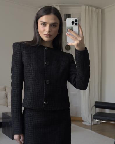 Жакет твид MG-FW25-0847