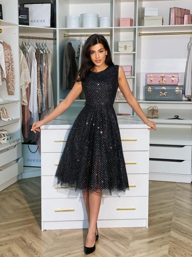 Платье средняя длина MG/IG-FW19-BK1958