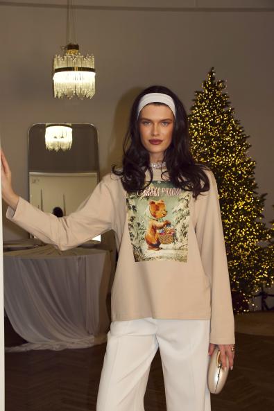 Лонгслив с принтом MG-FW26-0999