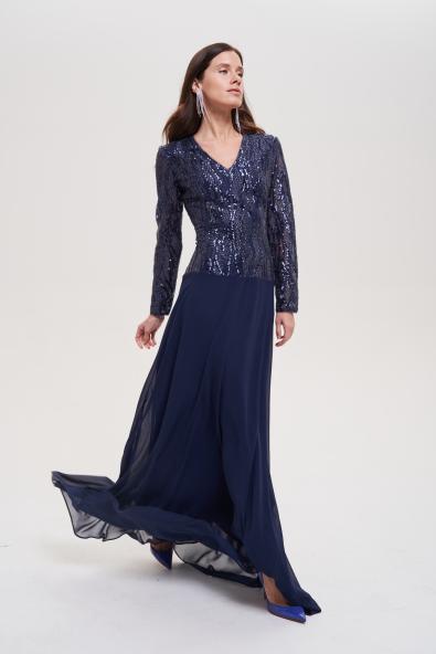 Платье длинное MG-FW20-DB0178