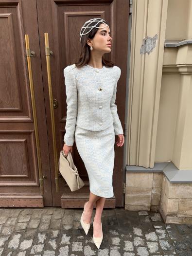 Юбка твид MG-SS25-0852