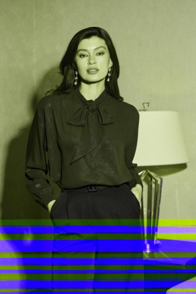 Блуза с бантом MG-FW25-0799