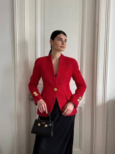 Жакет твид MG-SS25-0855