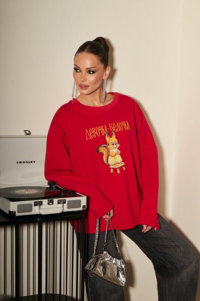 Лонгслив с принтом MG-FW26-1001