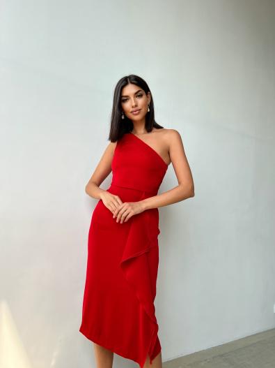 Платье средней длины MG-FW20-RD0176