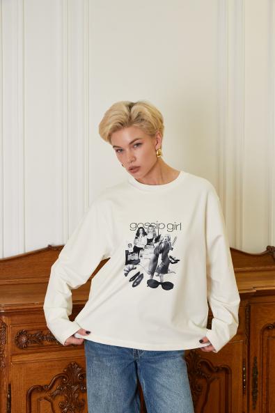 Лонгслив с принтом MG-FW26-0974