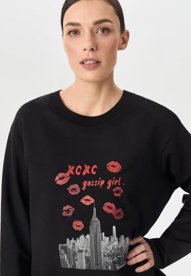 Лонгслив с принтом MG-FW26-0970