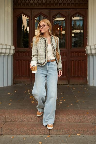 Жакет твид MG-SS25-0858