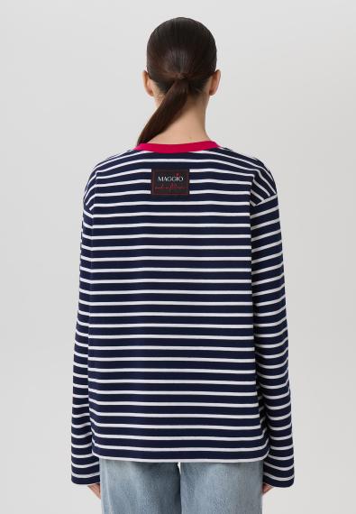 Лонгслив в полоску MG-SS25-0945