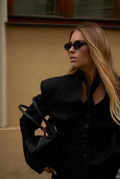 Жакет с баской MG-FW26-0959