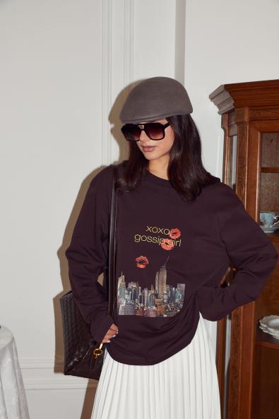 Лонгслив с принтом MG-FW26-0969