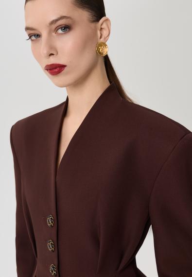 Жакет с баской MG-FW26-0963