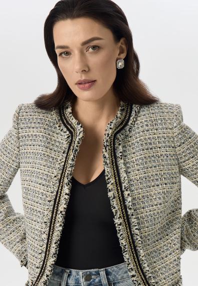 Жакет твид MG-SS25-0858