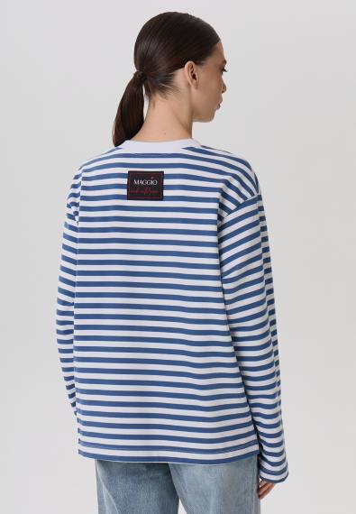 Лонгслив в полоску MG-SS25-0944