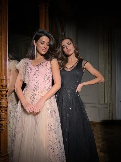 Платье средняя длина MG-SS20-BK0211