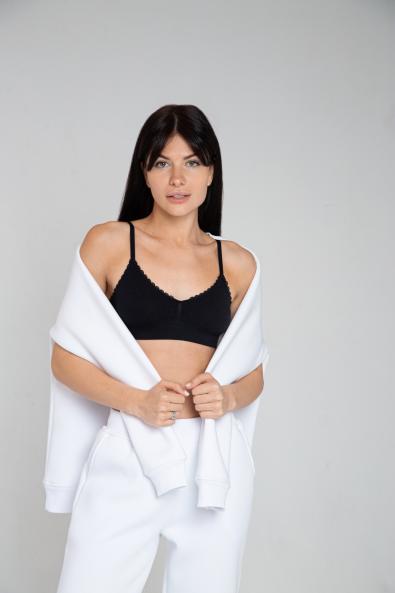 Джоггеры утепленные White MG-FW21-0259