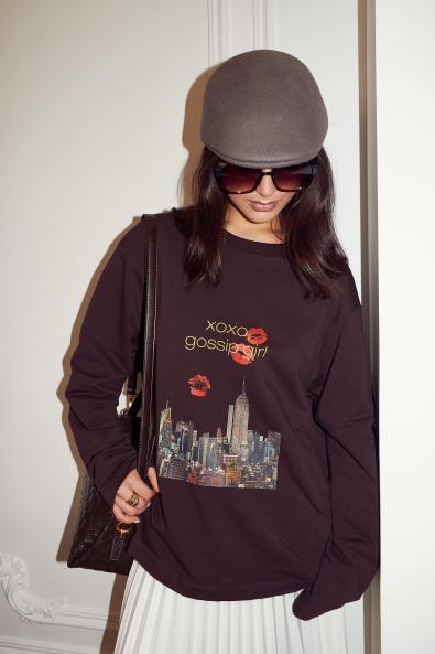 Лонгслив с принтом MG-FW26-0969