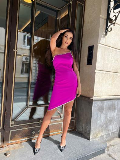 Платье короткое с декором MG-SS23-0600