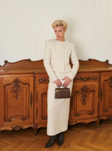 Жакет твид MG-FW25-0849