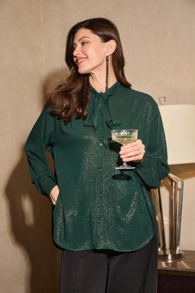 Блуза с бантом MG-FW25-0798