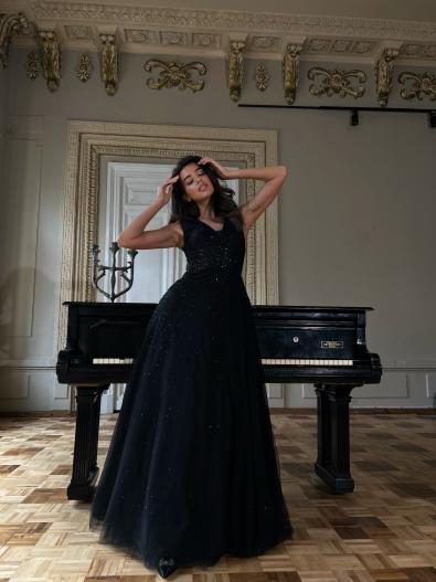 Платье длинное MG/IG-FW18-BK1612